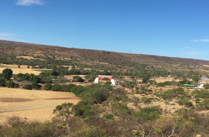 El Arco de Acceso da la bienvenida